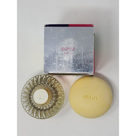 Avon Scentiments Rapture Sachet Soap Set With Box Vintage Vanity Collectible - Picture 2 of 8